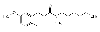 Benzenepropanamide, N-hexyl-2-iodo-5-methoxy-N-methyl- CAS:99540-25-7 manufacturer & supplier