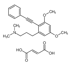 3-(3,5-dimethoxy-2-(phenylethynyl)phenyl)-N,N-dimethylpropan-1-amine fumarate CAS:99540-78-0 manufacturer & supplier