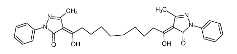 4,4'-(1,10-dihydroxydecane-1,10-diylidene)bis(5-methyl-2-phenyl-2,4-dihydro-3H-pyrazol-3-one) CAS:99542-86-6 manufacturer & supplier