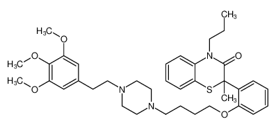 2-methyl-4-propyl-2-(2-(4-(4-(3,4,5-trimethoxyphenethyl)piperazin-1-yl)butoxy)phenyl)-2H-benzo[b][1,4]thiazin-3(4H)-one CAS:99544-10-2 manufacturer & supplier