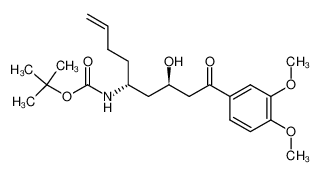 {(R)-1-[(R)-4-(3,4-Dimethoxy-phenyl)-2-hydroxy-4-oxo-butyl]-pent-4-enyl}-carbamic acid tert-butyl ester CAS:99545-29-6 manufacturer & supplier