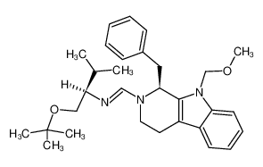 [1-((S)-1-Benzyl-9-methoxymethyl-1,3,4,9-tetrahydro-β-carbolin-2-yl)-meth-(E)-ylidene]-((R)-1-tert-butoxymethyl-2-methyl-propyl)-amine CAS:99545-54-7 manufacturer & supplier