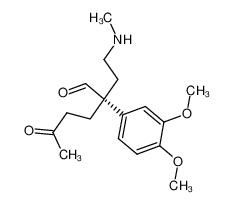 (R)-2-(3,4-Dimethoxy-phenyl)-2-(2-methylamino-ethyl)-5-oxo-hexanal CAS:99548-21-7 manufacturer & supplier