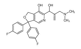 1,3-dihydro-3,3-di-p-fluorophenyl-6-(1-hydroxy-2-dimethylaminomethyl-allyl)-7-hydroxy-furo-(3,4-c)-pyridine CAS:99555-64-3 manufacturer & supplier