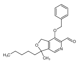 1,3-dihydro-3-methyl-3-n-pentyl-6-formyl-7-benzyloxy-furo-(3,4-c)-pyridine CAS:99555-81-4 manufacturer & supplier