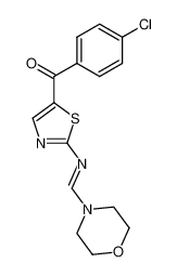 (4-Chloro-phenyl)-(2-{[1-morpholin-4-yl-meth-(E)-ylidene]-amino}-thiazol-5-yl)-methanone CAS:99563-61-8 manufacturer & supplier