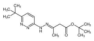 tert-butyl (E)-3-(2-(6-(tert-butyl)pyridazin-3-yl)hydrazineylidene)butanoate CAS:99565-13-6 manufacturer & supplier