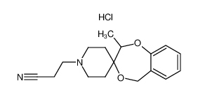 1'-(2-cyanoethyl)-2-methylspiro[2H-1,4-benzodioxepin-3(5H)4'-piperidine]hydrochloride CAS:99579-10-9 manufacturer & supplier