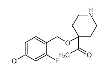 Ethanone, 1-[4-[(4-chloro-2-fluorophenyl)methoxy]-4-piperidinyl]- CAS:99579-26-7 manufacturer & supplier