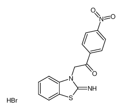 2-(2-Imino-benzothiazol-3-yl)-1-(4-nitro-phenyl)-ethanone; hydrobromide CAS:99582-80-6 manufacturer & supplier