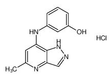 3-((5-methyl-1H-pyrazolo[4,3-b]pyridin-7-yl)amino)phenol hydrochloride CAS:99592-00-4 manufacturer & supplier