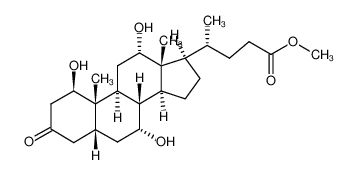 (R)-4-((1R,5R,7R,8S,9S,10S,12S,13R,14S,17R)-1,7,12-Trihydroxy-10,13-dimethyl-3-oxo-hexadecahydro-cyclopenta[a]phenanthren-17-yl)-pentanoic acid methyl ester CAS:99598-15-9 manufacturer & supplier