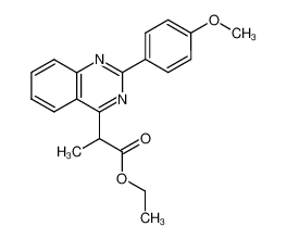 2-(2-(4-Methoxyphenyl)-4-chinazolyl)propionsaeure-ethylester CAS:99598-35-3 manufacturer & supplier