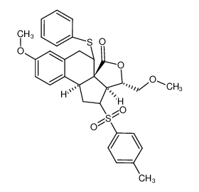 trans-4,5-(4-methoxybenzo)-1β,7aβ-(2α-methoxymethyl-5-oxofuro)-7-phenylthio-2-p-toluenesulfinylhydrindane CAS:99598-52-4 manufacturer & supplier