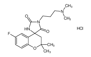 1'-(3-(dimethylamino)propyl)-6-fluoro-2,2-dimethylspiro[chromane-4,4'-imidazolidine]-2',5'-dione hydrochloride CAS:99604-40-7 manufacturer & supplier