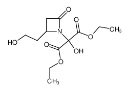 2-Hydroxy-2-[2-(2-hydroxy-ethyl)-4-oxo-azetidin-1-yl]-malonic acid diethyl ester CAS:99606-37-8 manufacturer & supplier