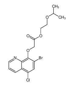 2-isopropoxyethyl 2-((7-bromo-5-chloroquinolin-8-yl)oxy)acetate CAS:99607-41-7 manufacturer & supplier