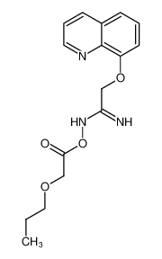 Ethanimidamide, N-[(propoxyacetyl)oxy]-2-(8-quinolinyloxy)- CAS:99607-43-9 manufacturer & supplier