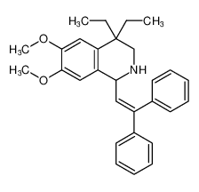 1-(2,2-diphenylvinyl)-4,4-diethyl-6,7-dimethoxy-1,2,3,4-tetrahydroisoquinoline CAS:99611-93-5 manufacturer & supplier