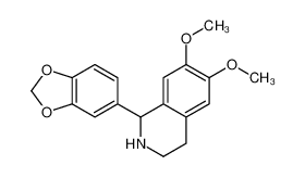 1-(1,3-benzodioxol-5-yl)-6,7-dimethoxy-1,2,3,4-tetrahydroisoquinoline CAS:99612-76-7 manufacturer & supplier