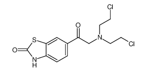 2(3H)-Benzothiazolone, 6-[[bis(2-chloroethyl)amino]acetyl]- CAS:99615-54-0 manufacturer & supplier