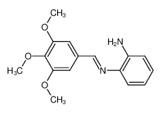 N-[1-(3,4,5-Trimethoxy-phenyl)-meth-(E)-ylidene]-benzene-1,2-diamine CAS:99618-07-2 manufacturer & supplier