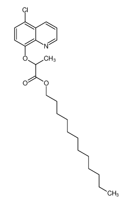 Propanoic acid, 2-[(5-chloro-8-quinolinyl)oxy]-, dodecyl ester CAS:99620-76-5 manufacturer & supplier