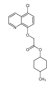 Acetic acid, [(5-chloro-8-quinolinyl)oxy]-, 4-methylcyclohexyl ester CAS:99621-53-1 manufacturer & supplier