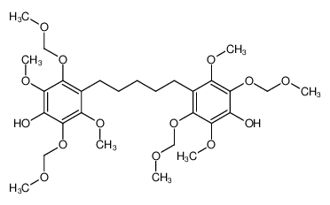 1,1'-pentamethylenebis[2,5-dimethoxy-4-hydroxy-3,6-bis(methoxymethoxy)benzene] CAS:99622-20-5 manufacturer & supplier