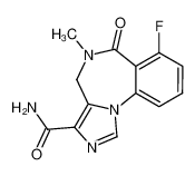 7-fluoro-5-methyl-6-oxo-5,6-dihydro-4H-imidazo-[1,5-a][1,4]benzodiazepine-3-carboxamide CAS:99622-51-2 manufacturer & supplier