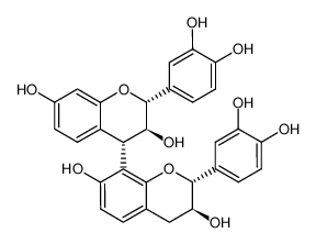 (2R,3S,4S,2'R,3'S)-2,2'-Bis-(3,4-dihydroxy-phenyl)-3,4,3',4'-tetrahydro-2H,2'H-[4,8']bichromenyl-3,7,3',7'-tetraol CAS:99636-13-2 manufacturer & supplier