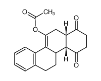 Acetic acid (6aS,10aR)-7,10-dioxo-6,6a,7,8,9,10,10a,10b,11,12-decahydro-chrysen-5-yl ester CAS:99671-89-3 manufacturer & supplier