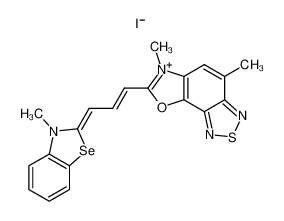 4,6-Dimethyl-7-{(Z)-3-[3-methyl-3H-benzoselenazol-(2Z)-ylidene]-propenyl}-oxazolo[5',4':3,4]benzo[1,2-c][1,2,5]thiadiazol-6-ium; iodide CAS:99673-09-3 manufacturer & supplier