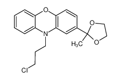 10-(3-chloro-propyl)-2-(2-methyl-[1,3]dioxolan-2-yl)-10H-phenoxazine CAS:99673-60-6 manufacturer & supplier