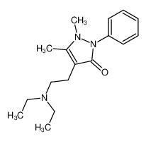 4-(2-diethylamino-ethyl)-1,5-dimethyl-2-phenyl-1,2-dihydro-pyrazol-3-one CAS:99673-78-6 manufacturer & supplier