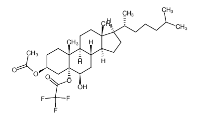 5α-cholestane-3β,5,6β-triol 3-acetate 5-trifluoroacetate CAS:99676-53-6 manufacturer & supplier