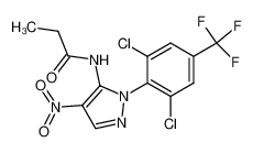 1-(2,6-dichloro-4-trifluoromethyl-phenyl)-4-nitro-5-propionylamido-pyrazole CAS:99676-97-8 manufacturer & supplier