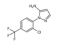 1H-Pyrazol-5-amine, 1-[2-chloro-4-(trifluoromethyl)phenyl]- CAS:99691-90-4 manufacturer & supplier