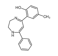 4-Methyl-2-(7-phenyl-2,3-dihydro-1H-[1,4]diazepin-5-yl)-phenol CAS:99698-71-2 manufacturer & supplier