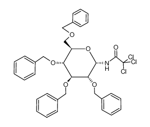 N-((2S,3R,4S,5R,6R)-3,4,5-tris(benzyloxy)-6-((benzyloxy)-methyl)-tetrahydro-2H-pyran-2-yl)-2,2,2-trichloroacetamide CAS:99701-64-1 manufacturer & supplier