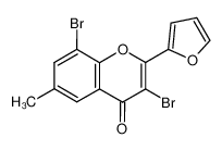 3,8-Dibromo-2-furan-2-yl-6-methyl-chromen-4-one CAS:99702-20-2 manufacturer & supplier