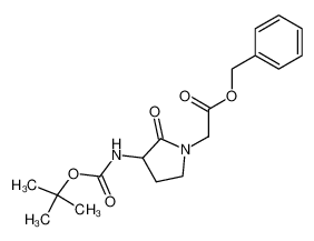 1-((benzyloxycarbonyl)methyl)-3-((tert-butoxycarbonyl)amino)-2-pyrrolidone CAS:99707-37-6 manufacturer & supplier