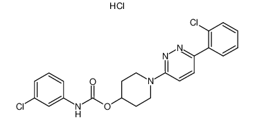 (3-Chloro-phenyl)-carbamic acid 1-[6-(2-chloro-phenyl)-pyridazin-3-yl]-piperidin-4-yl ester; hydrochloride CAS:99708-39-1 manufacturer & supplier