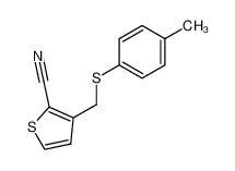 2-cyano-3-(p-toluenesulfenylmethyl)thiophene CAS:99708-85-7 manufacturer & supplier