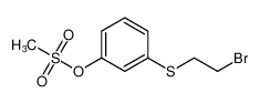 Phenol, 3-[(2-bromoethyl)thio]-, methanesulfonate CAS:99717-16-5 manufacturer & supplier