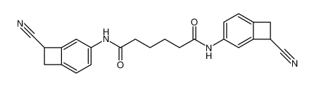 Hexanediamide, N,N'-bis(8-cyanobicyclo[4.2.0]octa-1,3,5-trien-3-yl)- CAS:99718-00-0 manufacturer & supplier