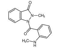 3H-Indazol-3-one, 1,2-dihydro-2-methyl-1-[2-(methylamino)benzoyl]- CAS:99719-35-4 manufacturer & supplier