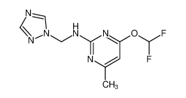 N-((1H-1,2,4-triazol-1-yl)methyl)-4-(difluoromethoxy)-6-methylpyrimidin-2-amine CAS:99722-70-0 manufacturer & supplier