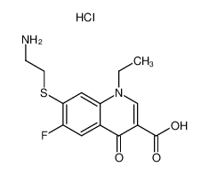 7-((2-aminoethyl)thio)-1-ethyl-6-fluoro-1,4-dihydro-4-oxo-3-quinolinecarboxylic acid hydrochloride CAS:99726-78-0 manufacturer & supplier