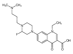 7-(4-(3-(dimethylamino)propyl)-1-piperazinyl)-1-ethyl-6-fluoro-1,4-dihydro-4-oxo-3-quinecarboxylic acid CAS:99726-83-7 manufacturer & supplier